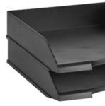 Collapsible Multi-Level File Tray, Foldable Desk Organizer for Office Documents and Mail Sorting