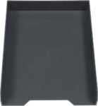 Stackable Paper Trays - Grey - Desktop Document, Letter, & File Organizer Tray - 2/Pack