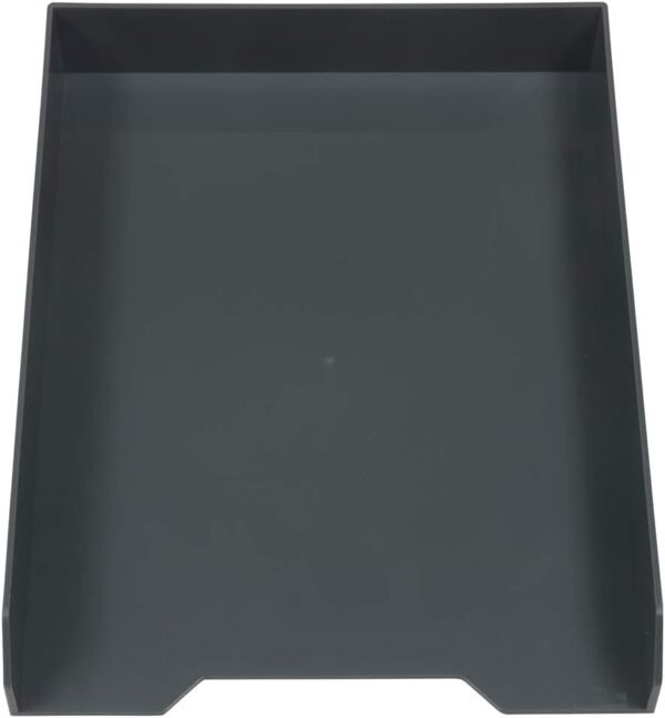 Stackable Paper Trays - Grey - Desktop Document, Letter, & File Organizer Tray - 2/Pack