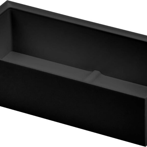 Desk Organizer Accessory Tray, Wide, Stacks for Desktop Storage, Black