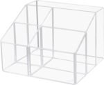 Clear Acrylic Pen and Pencil Display Stand, Desktop Organizer for Office, School, and Home Use