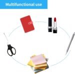 Clear Acrylic Pen and Pencil Display Stand, Desktop Organizer for Office, School, and Home Use